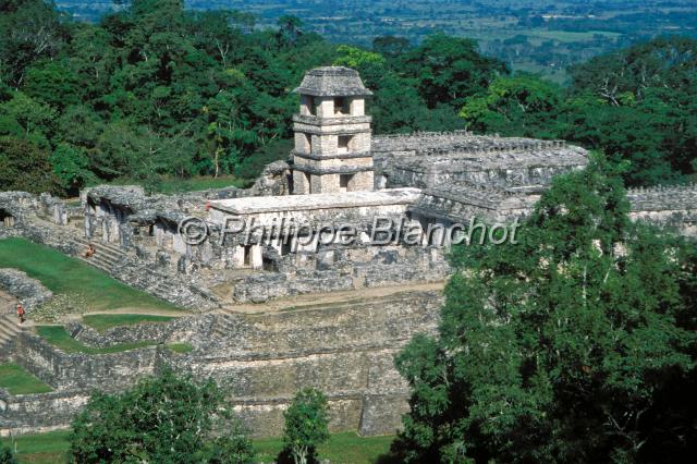 mexique 26.JPG - Le Palais (el Palacio)Palenque, Yucatan, Mexique